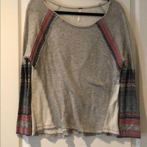 Free people grey top